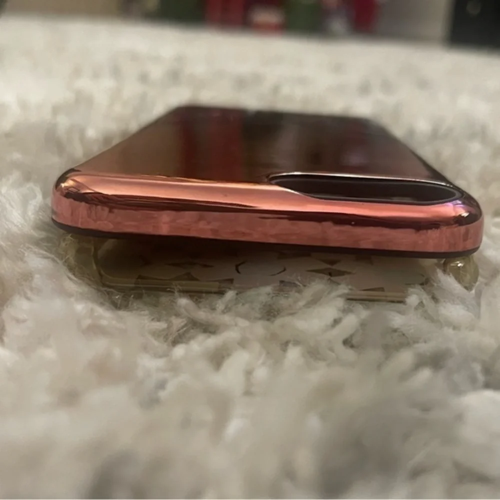 NWOT iPhone 6S / 6 / 7‎ / 8 Plus Rose Gold Mirror Pink Black Marbled Phone Case